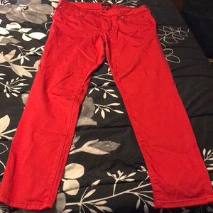 Red Celebrity Pink skinny jeans